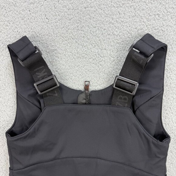 Zara Ski Bib Womens Small S Black Snow Pants Overalls Recco Jumpsuit Snowboard - Picture 7 of 11